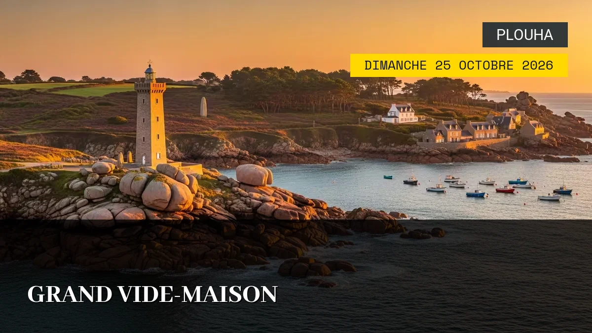 Affiche de l'événement : Grand Vide-Maison – Dimanche 25 Octobre 2026