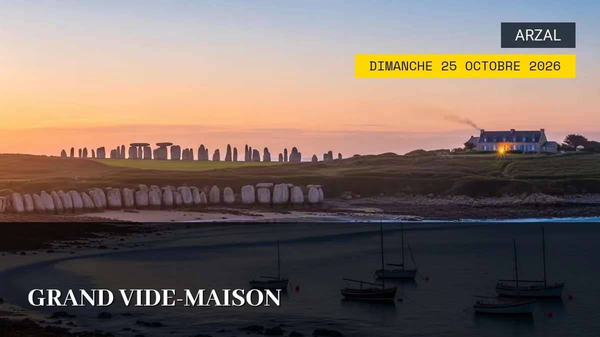 Affiche de l'événement : Grand Vide-Maison – Dimanche 25 Octobre 2026