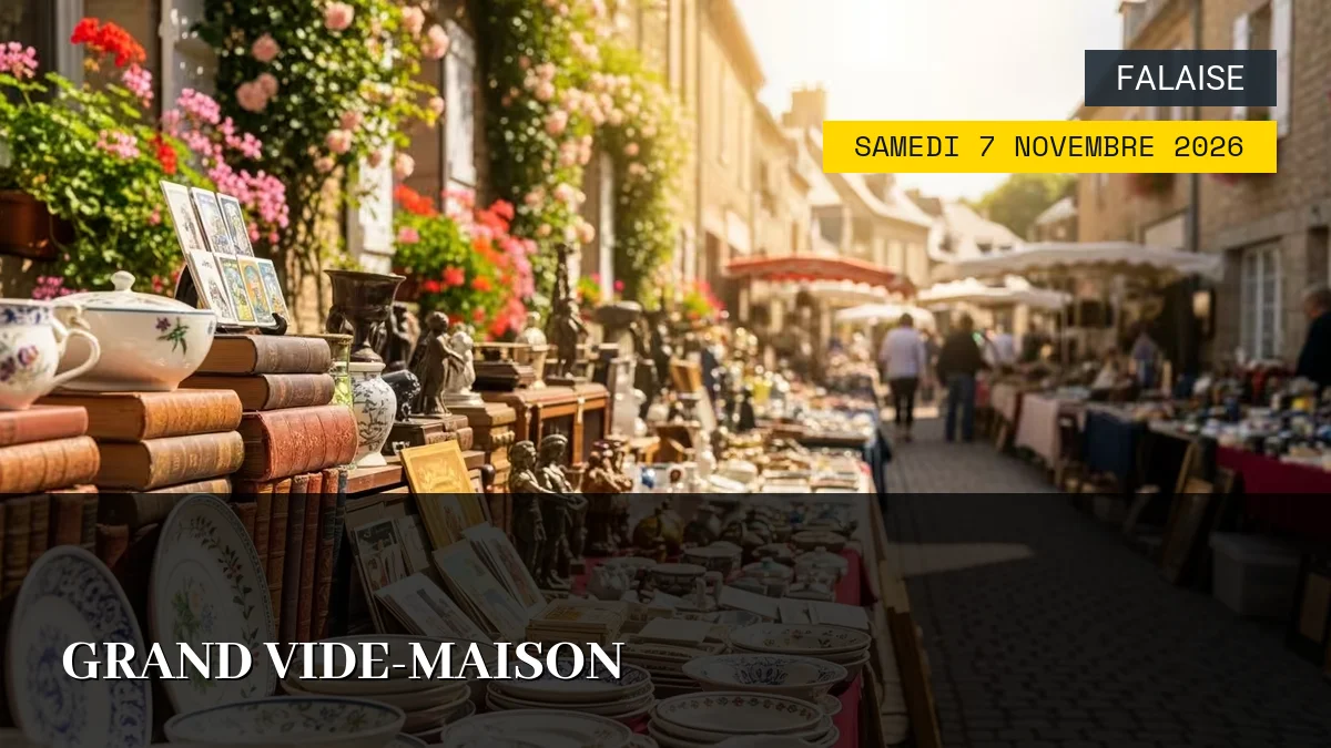 Affiche de l'événement : Grand Vide-Maison – Samedi 7 Novembre 2026