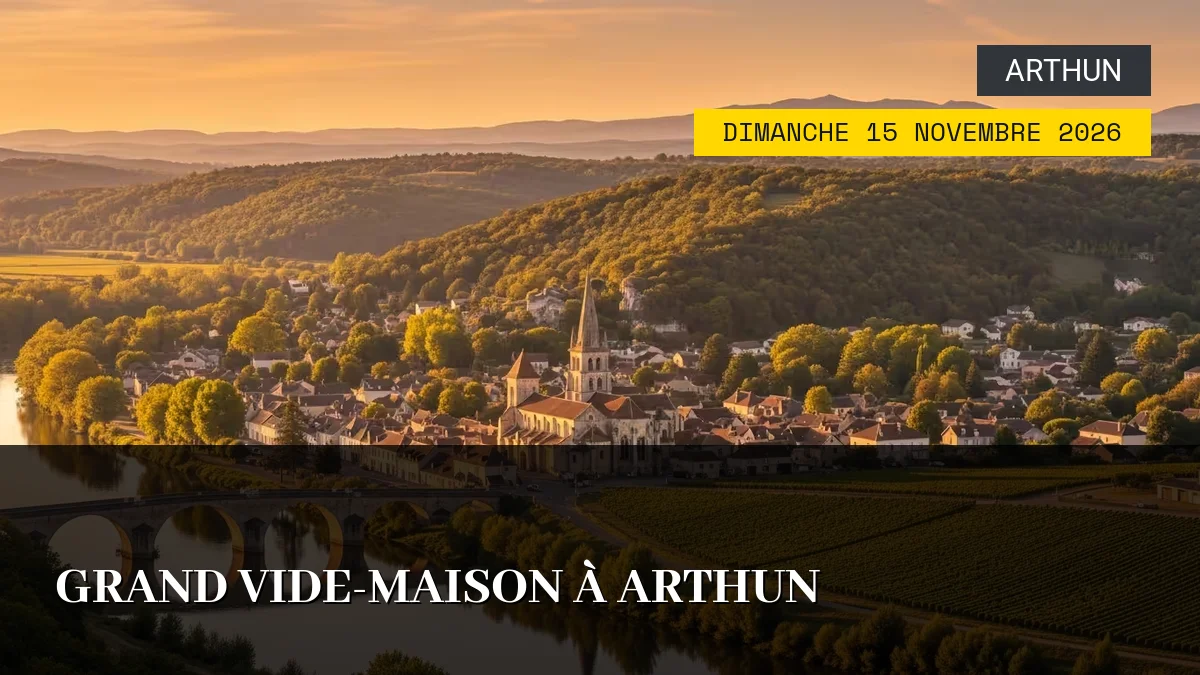 Affiche de l'événement : Grand Vide-Maison à Arthun – Dimanche 15 Novembre 2026