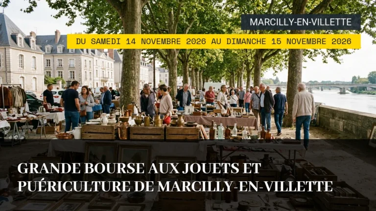Grande Bourse aux Jouets et Puériculture de Marcilly-en-Villette – Du Samedi 14 Novembre 2026 au Dimanche 15 Novembre 2026