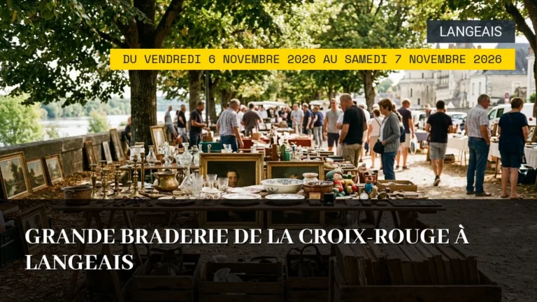 Grande Braderie de la Croix-Rouge à Langeais – Du Vendredi 6 Novembre 2026 au Samedi 7 Novembre 2026
