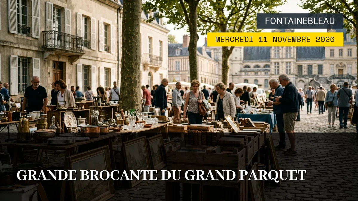 Affiche de l'événement : Grande Brocante du Grand Parquet – Mercredi 11 Novembre 2026