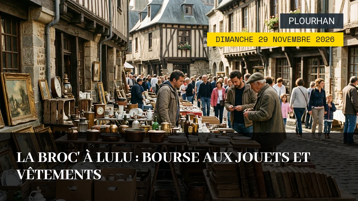Affiche de l'événement : La Broc&rsquo; à Lulu : Bourse aux Jouets et Vêtements – Dimanche 29 Novembre 2026