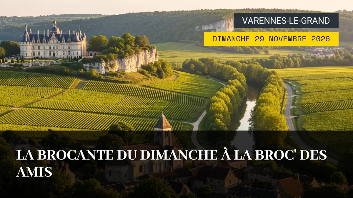Affiche de l'événement : La Brocante du Dimanche à la Broc&rsquo; des Amis – Dimanche 29 Novembre 2026