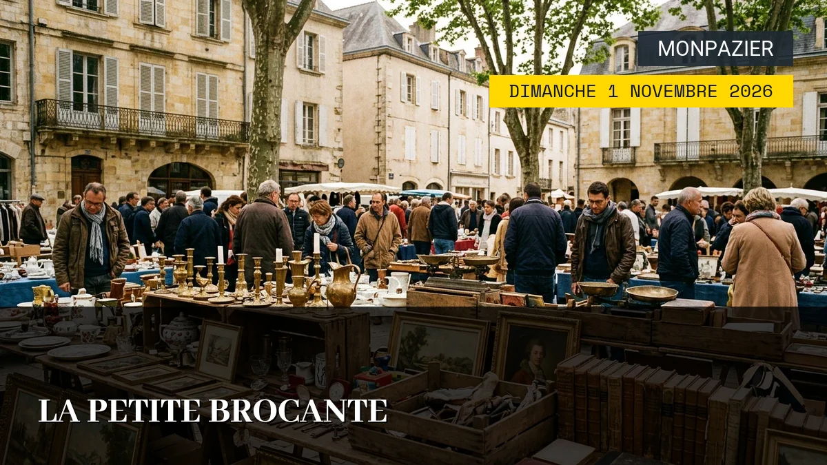 Affiche de l'événement : La Petite Brocante – Dimanche 1 Novembre 2026