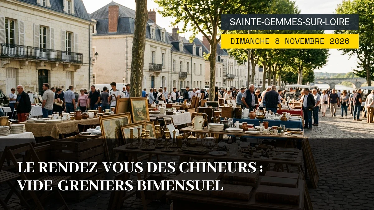 Affiche de l'événement : Le Rendez-vous des Chineurs : Vide-Greniers Bimensuel – Dimanche 8 Novembre 2026