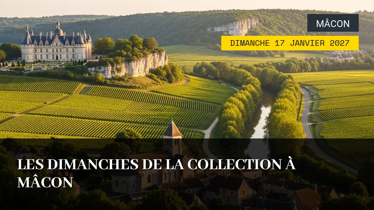 Affiche de l'événement : Les Dimanches de la Collection à Mâcon – Dimanche 17 Janvier 2027