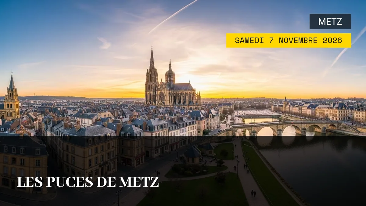 Affiche de l'événement : Les Puces De Metz – Samedi 7 Novembre 2026