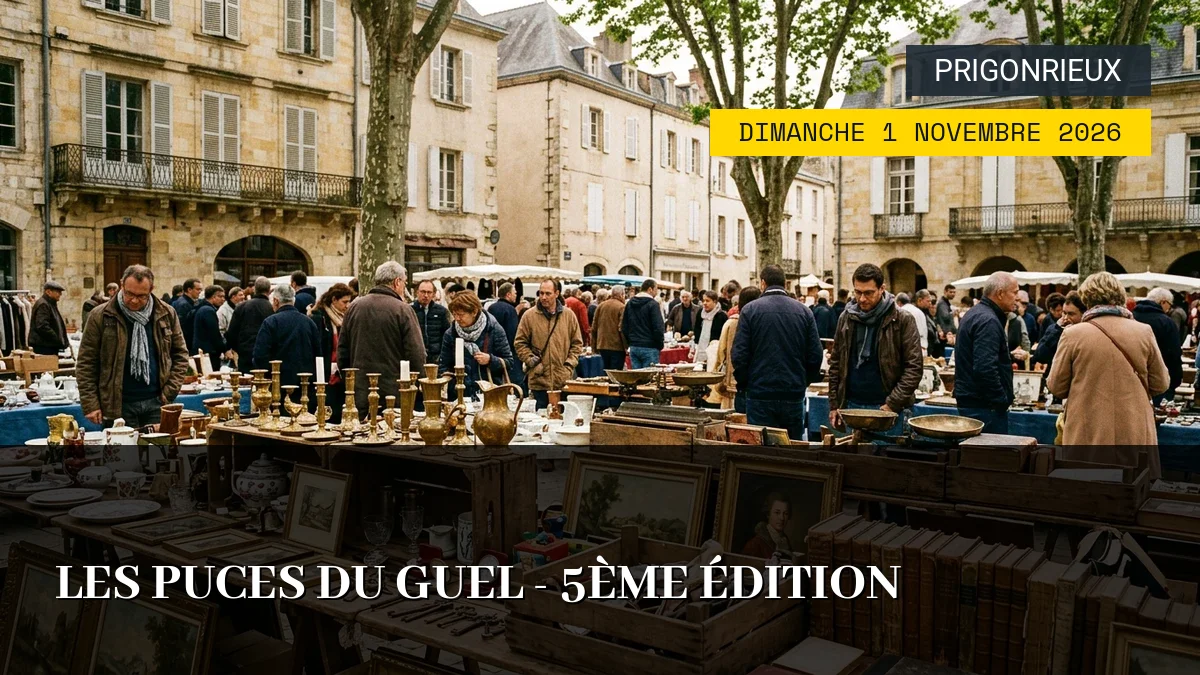 Affiche de l'événement : Les Puces du Guel – 5ème Édition