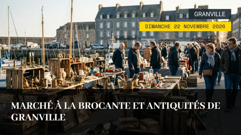 Marché à la Brocante et Antiquités de Granville – Dimanche 22 Novembre 2026