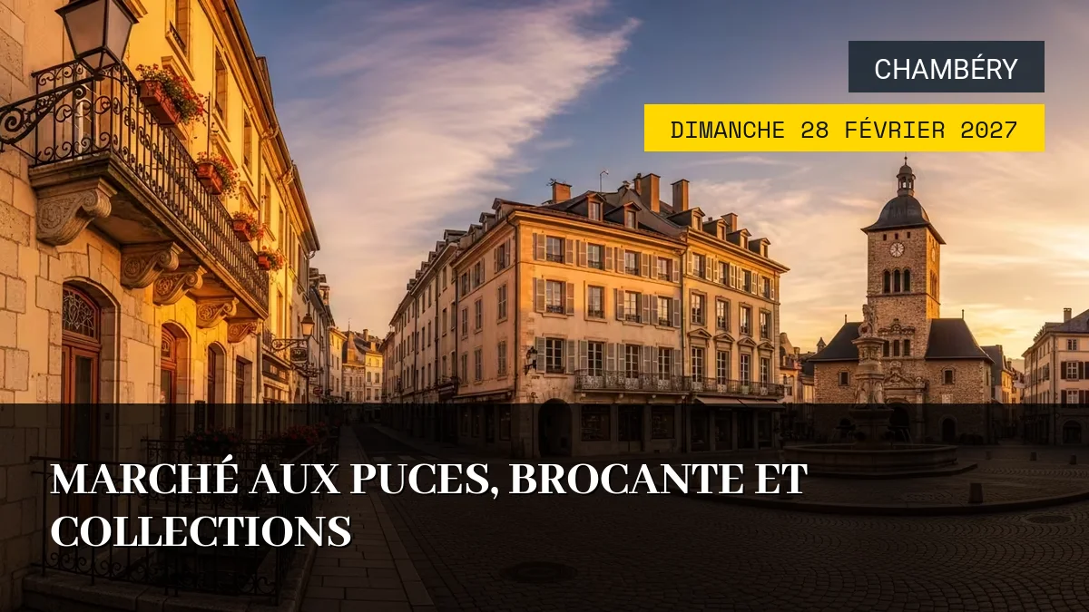 Affiche de l'événement : Marché aux Puces, Brocante et Collections – Dimanche 28 Février 2027