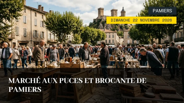 Marché aux Puces et Brocante de Pamiers – Dimanche 22 Novembre 2026