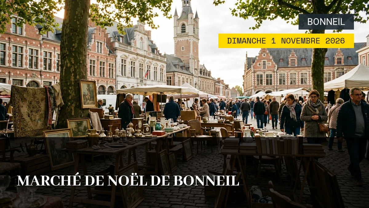 Affiche de l'événement : Marché de Noël de Bonneil – Dimanche 1 Novembre 2026