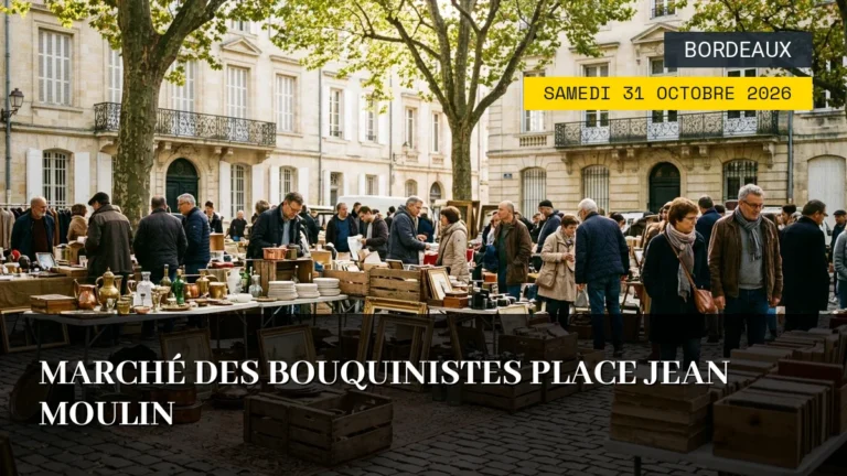 Marché des Bouquinistes Place Jean Moulin – Samedi 31 Octobre 2026