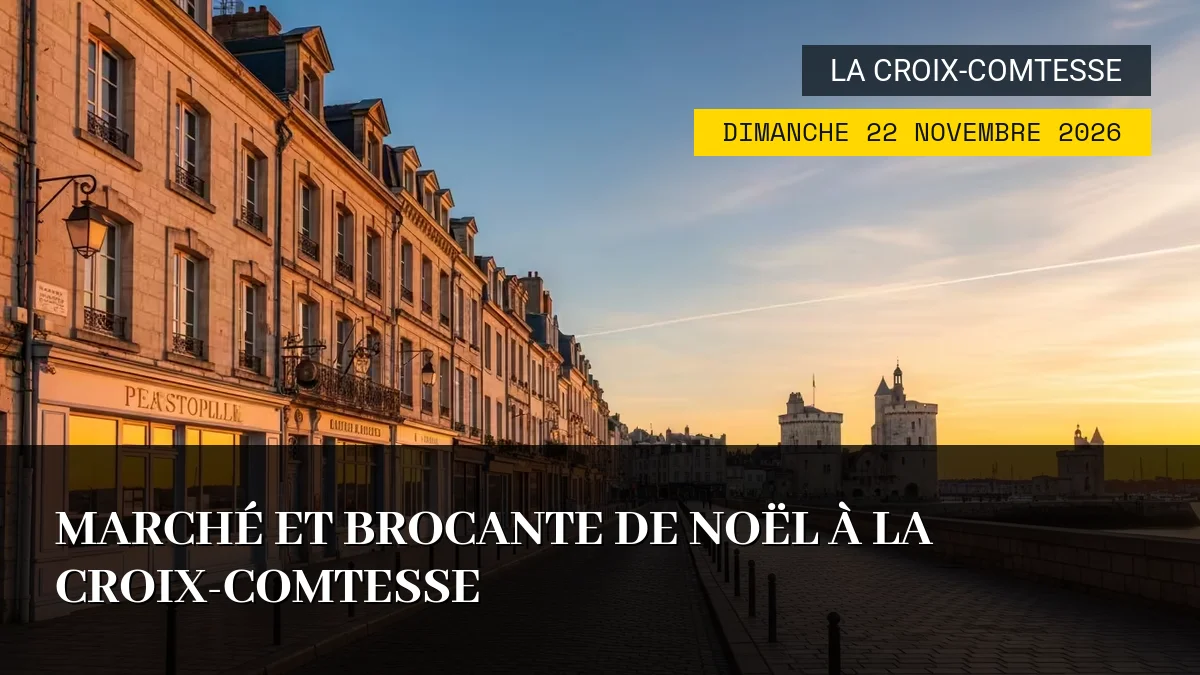 Affiche de l'événement : Marché Et Brocante De Noël À La Croix-Comtesse – Dimanche 22 Novembre 2026