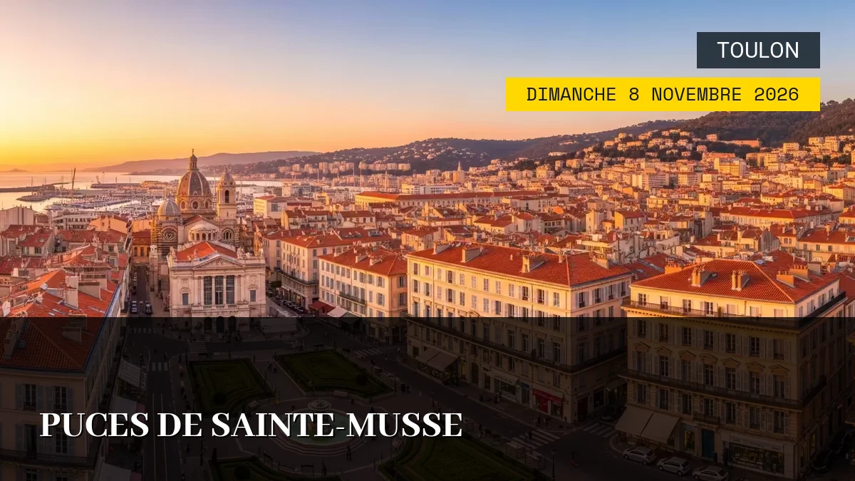 Affiche de l'événement : Puces de Sainte-Musse – Dimanche 8 Novembre 2026