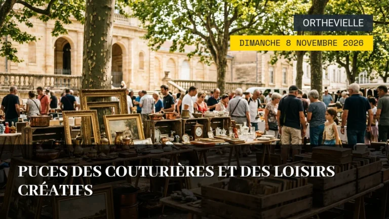 Puces des Couturières et des Loisirs Créatifs – Dimanche 8 Novembre 2026