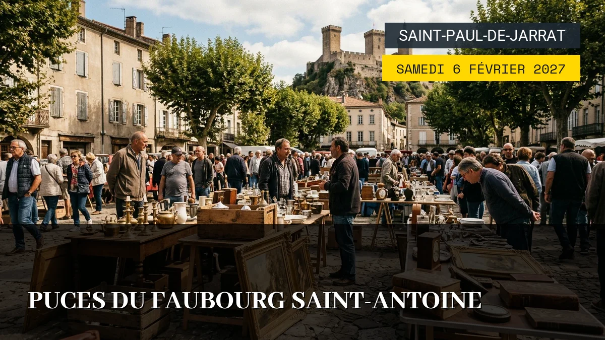Affiche de l'événement : Puces du Faubourg Saint-Antoine – Samedi 6 Février 2027
