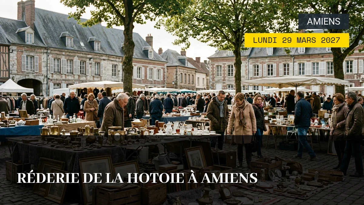 Affiche de l'événement : Réderie de la Hotoie à Amiens – Lundi 29 Mars 2027