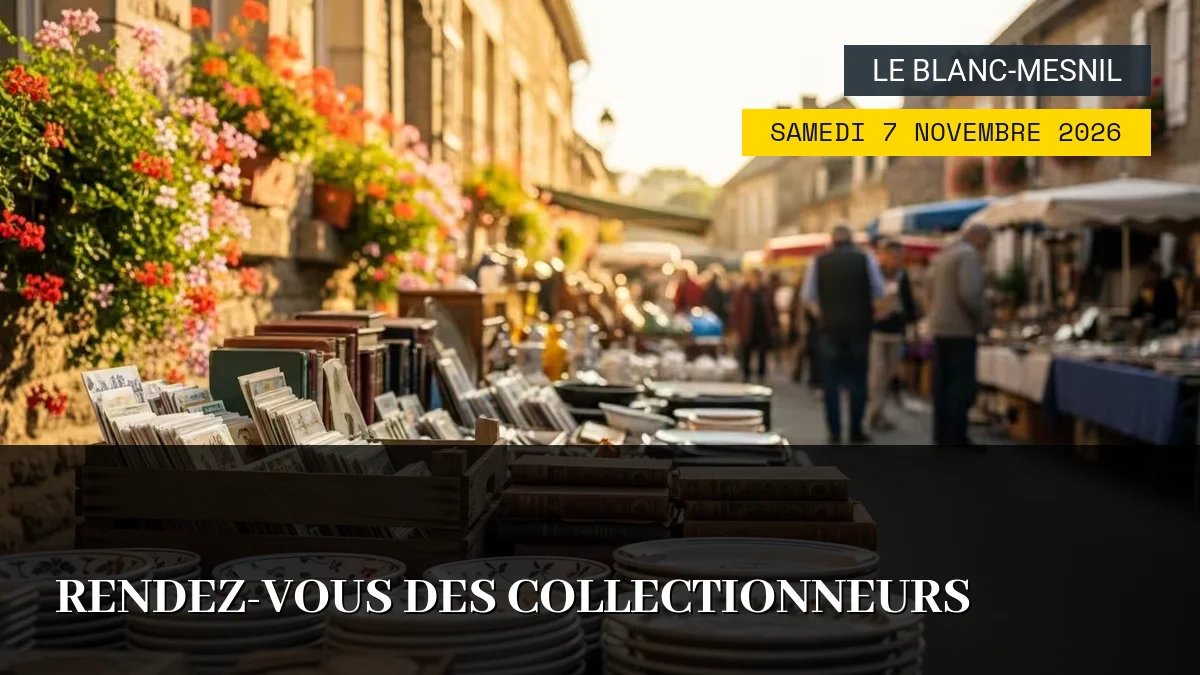 Affiche de l'événement : Rendez-vous des Collectionneurs – Samedi 7 Novembre 2026