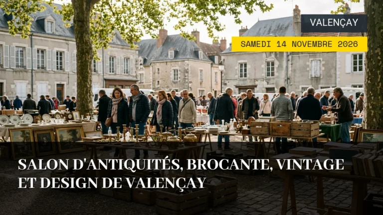 Salon d’antiquités, brocante, vintage et design de Valençay – Samedi 14 Novembre 2026