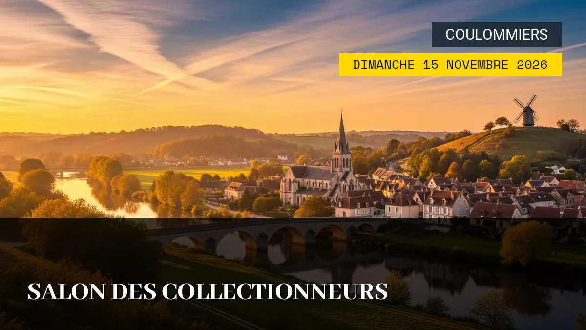 Affiche de l'événement : Salon des Collectionneurs – Dimanche 15 Novembre 2026