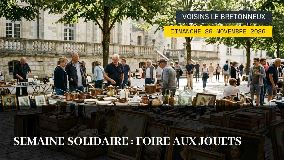 Affiche de l'événement : Semaine Solidaire : Foire aux Jouets – Dimanche 29 Novembre 2026