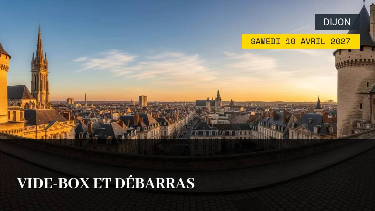 Affiche de l'événement : Vide-Box et Débarras – Samedi 10 Avril 2027