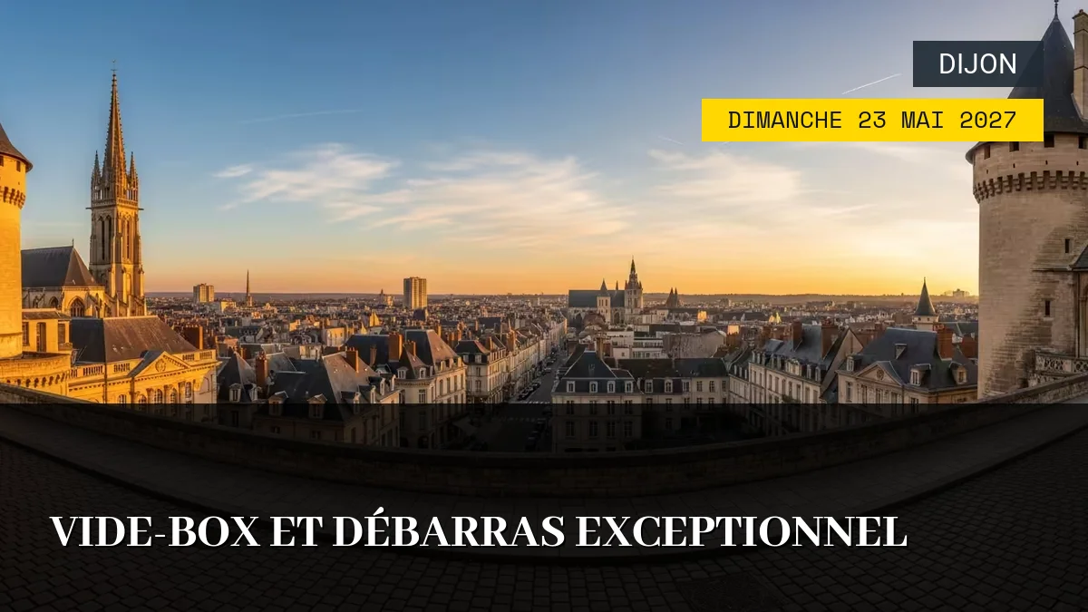 Affiche de l'événement : Vide-Box et Débarras Exceptionnel – Dimanche 23 Mai 2027