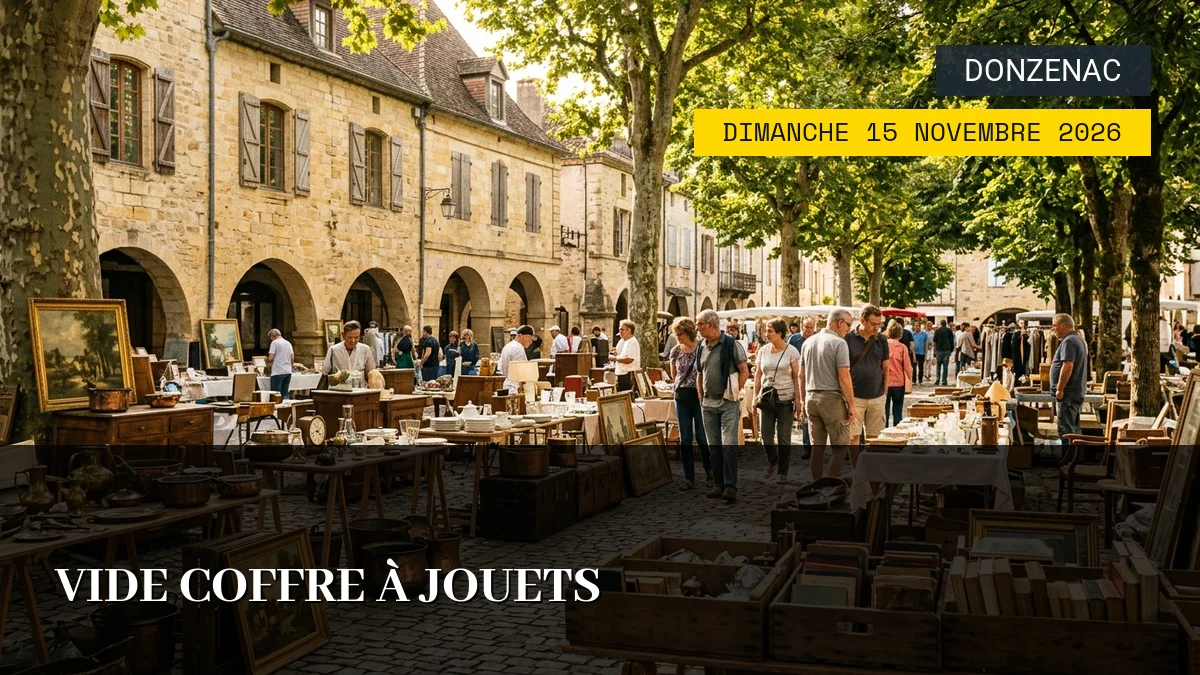 Affiche de l'événement : Vide Coffre à Jouets – Dimanche 15 Novembre 2026