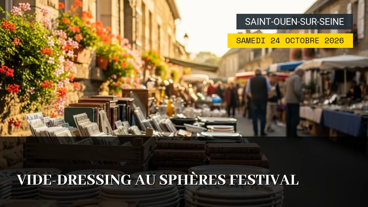 Affiche de l'événement : Vide-Dressing au Sphères Festival – Samedi 24 Octobre 2026