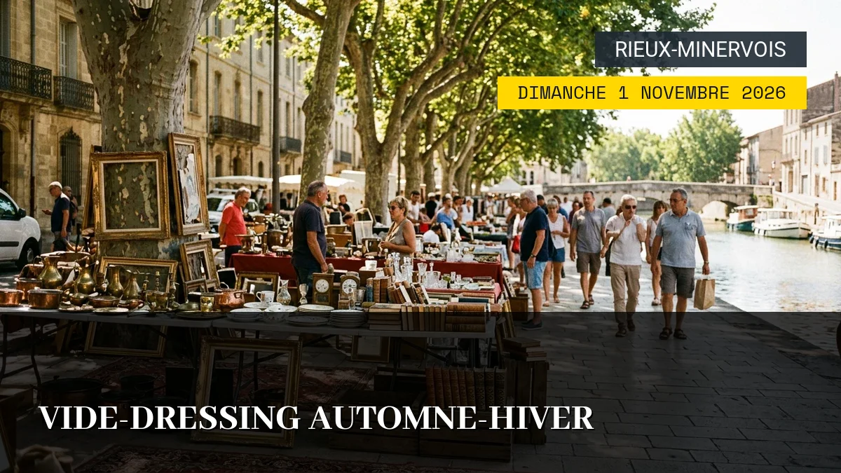 Affiche de l'événement : Vide-dressing Automne-Hiver – Dimanche 1 Novembre 2026