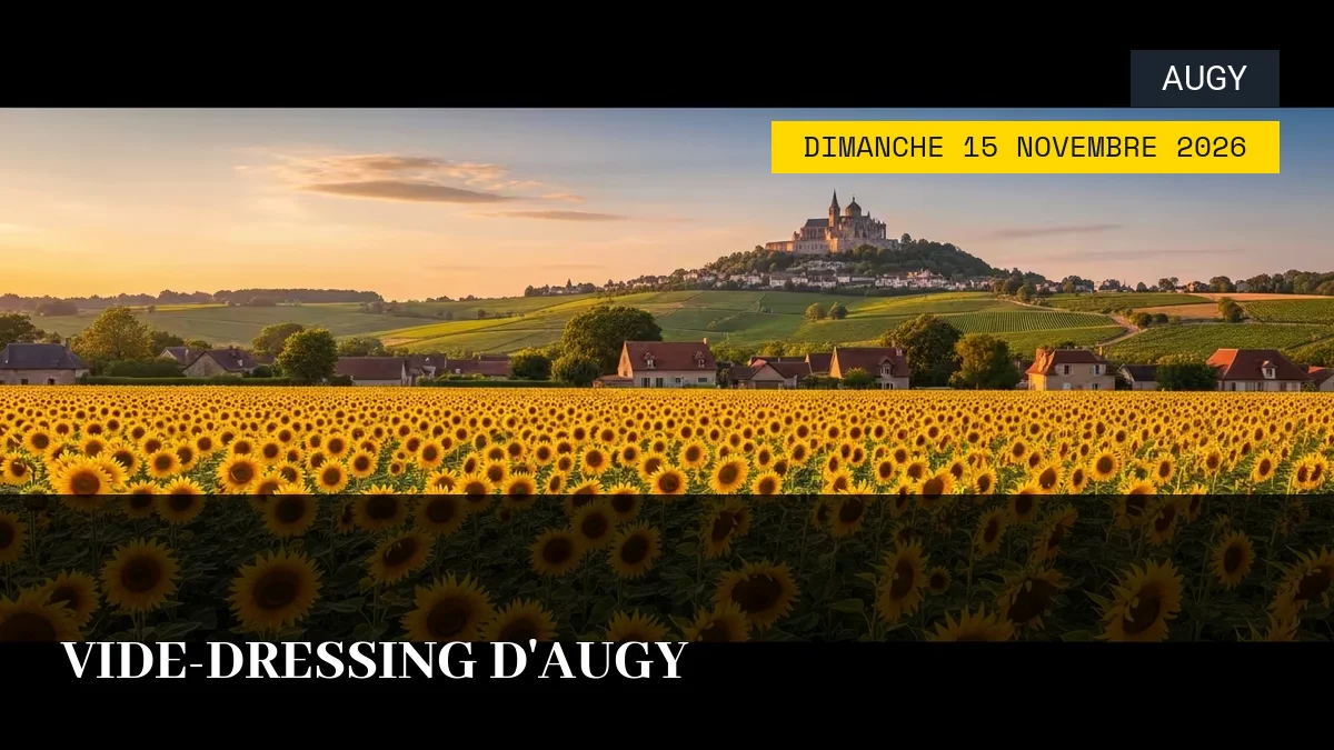 Affiche de l'événement : Vide-Dressing d&rsquo;Augy – Dimanche 15 Novembre 2026