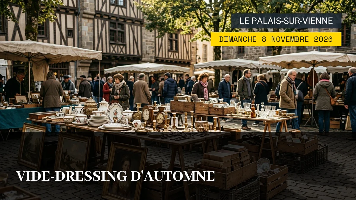 Affiche de l'événement : Vide-Dressing d&rsquo;Automne – Dimanche 8 Novembre 2026