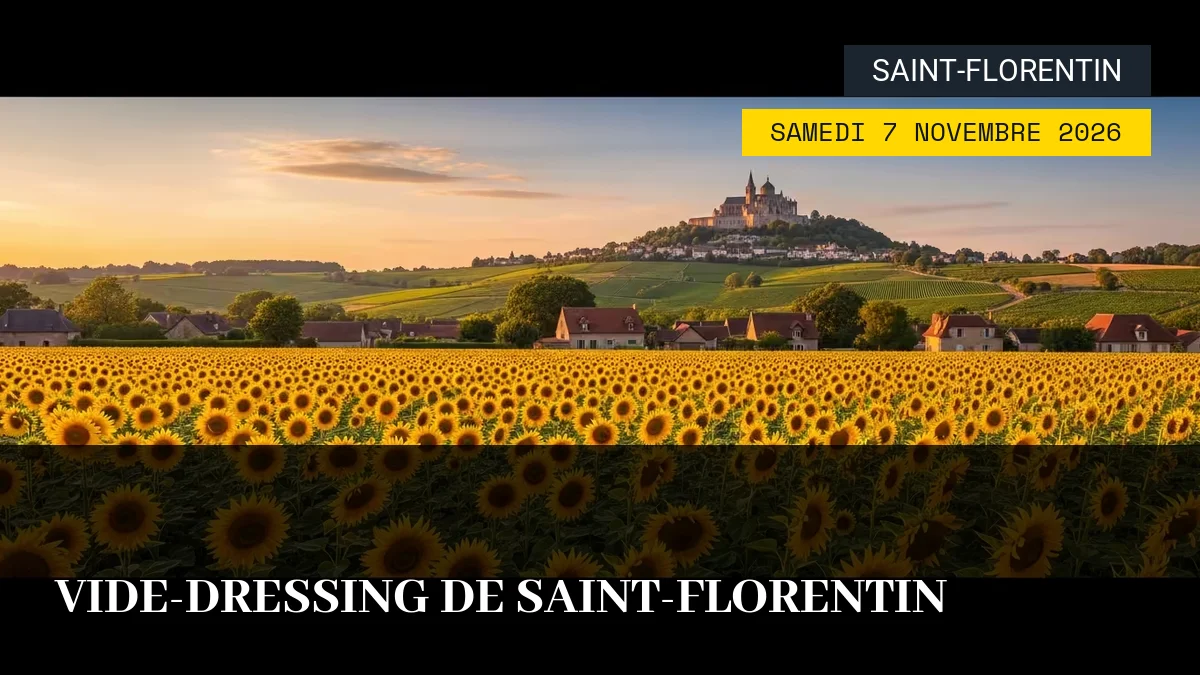 Affiche de l'événement : Vide-Dressing de Saint-Florentin – Samedi 7 Novembre 2026
