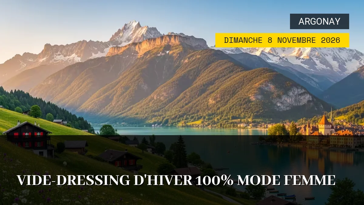 Affiche de l'événement : Vide-Dressing d&rsquo;Hiver 100% Mode Femme – Dimanche 8 Novembre 2026
