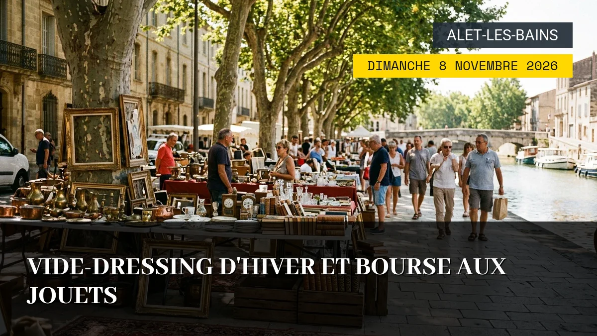 Affiche de l'événement : Vide-Dressing d&rsquo;Hiver et Bourse aux Jouets – Dimanche 8 Novembre 2026