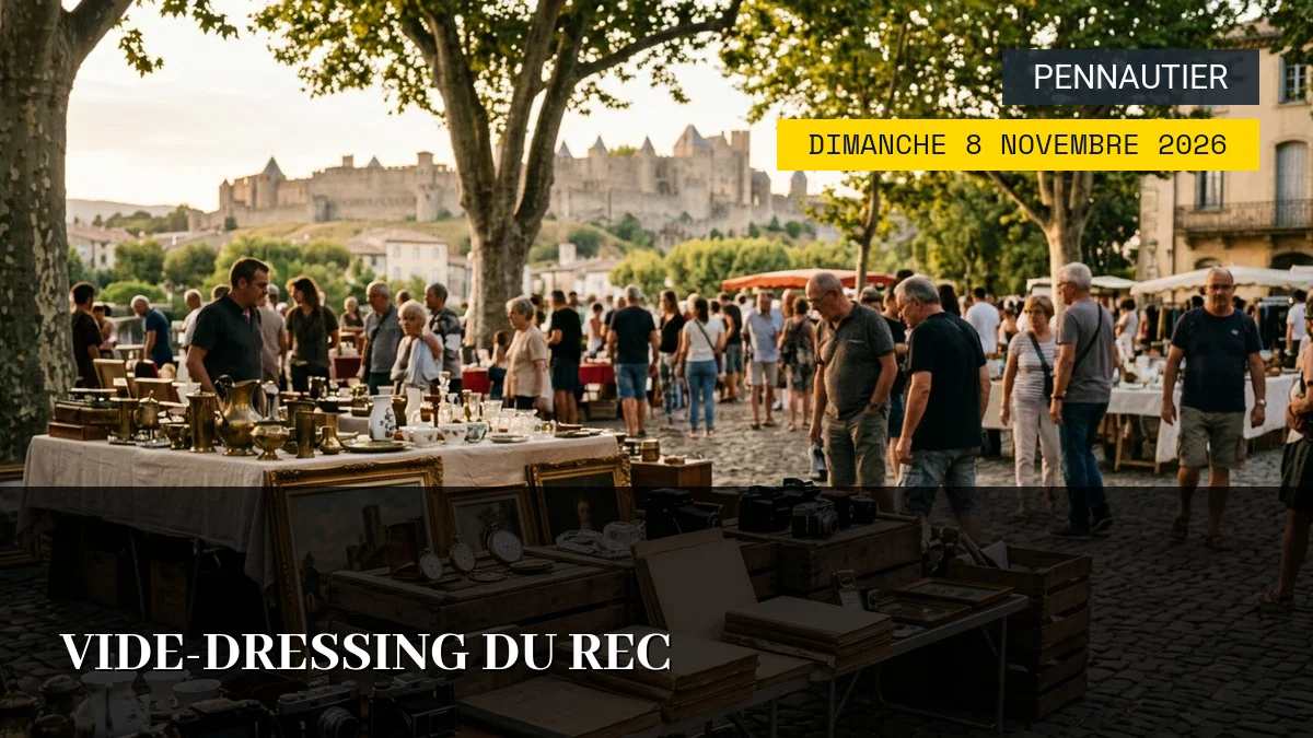 Affiche de l'événement : Vide-Dressing du REC – Dimanche 8 Novembre 2026
