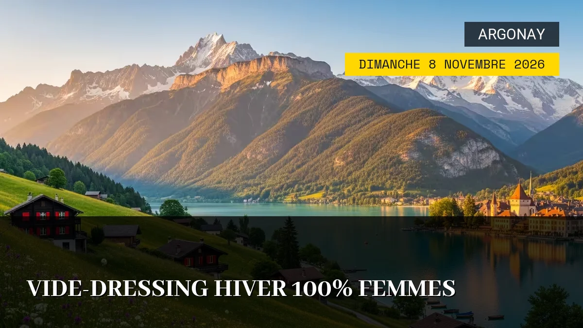 Affiche de l'événement : Vide-Dressing Hiver 100% Femmes – Dimanche 8 Novembre 2026