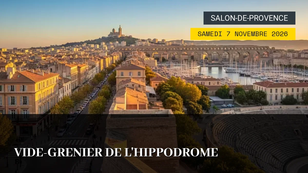 Affiche de l'événement : Vide-Grenier de l&rsquo;Hippodrome – Samedi 7 Novembre 2026