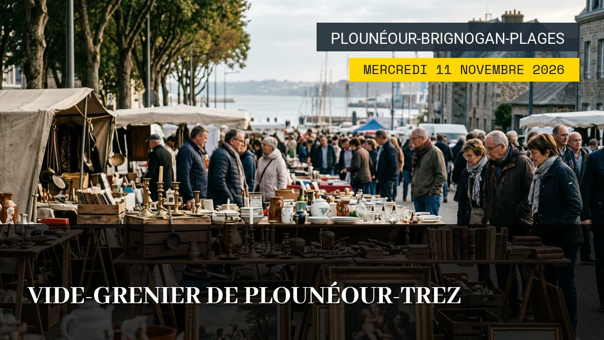 Affiche de l'événement : Vide-Grenier de Plounéour-Trez – Mercredi 11 Novembre 2026
