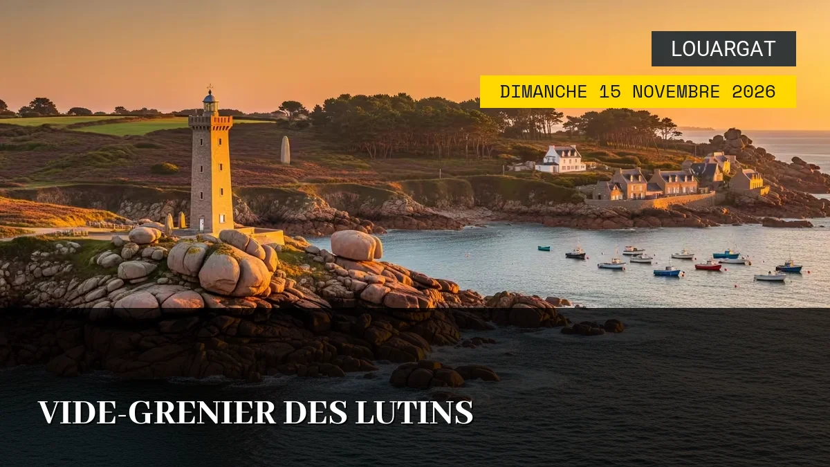 Affiche de l'événement : Vide-grenier des Lutins – Dimanche 15 Novembre 2026