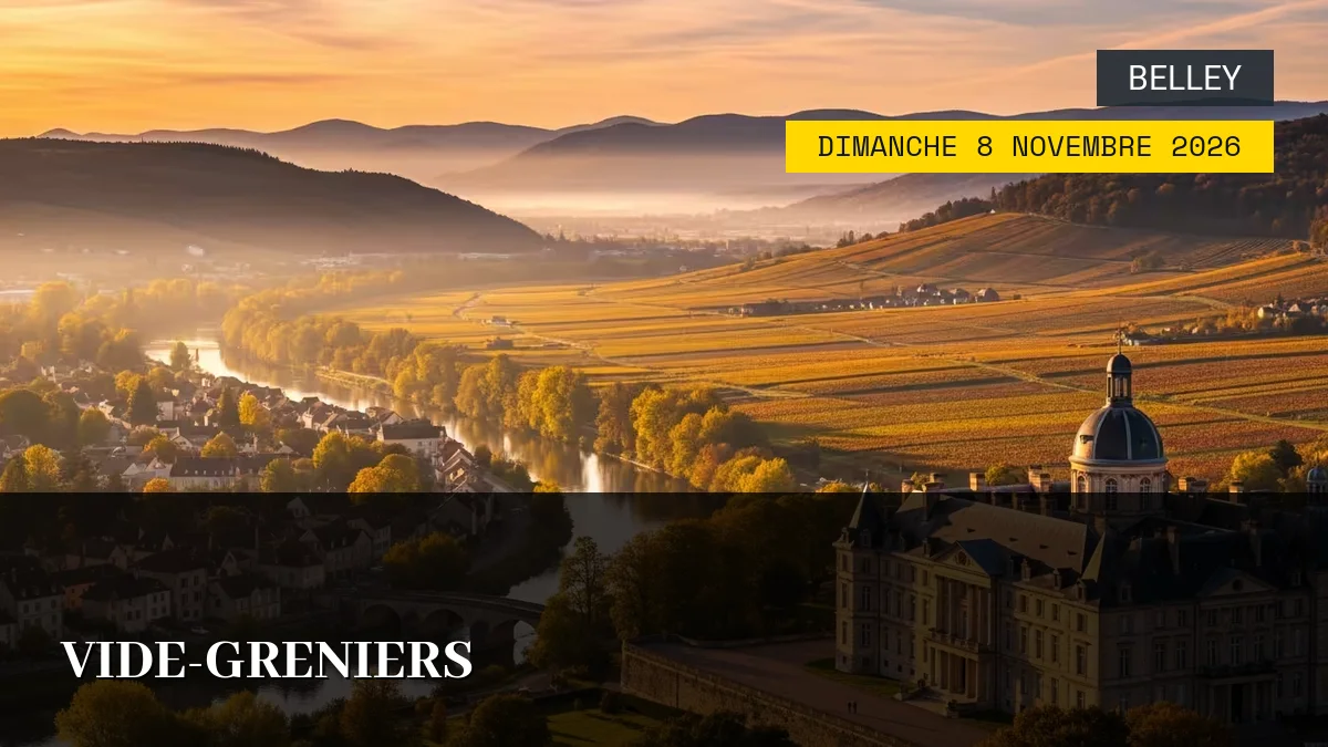 Affiche de l'événement : Vide-greniers – Dimanche 8 Novembre 2026