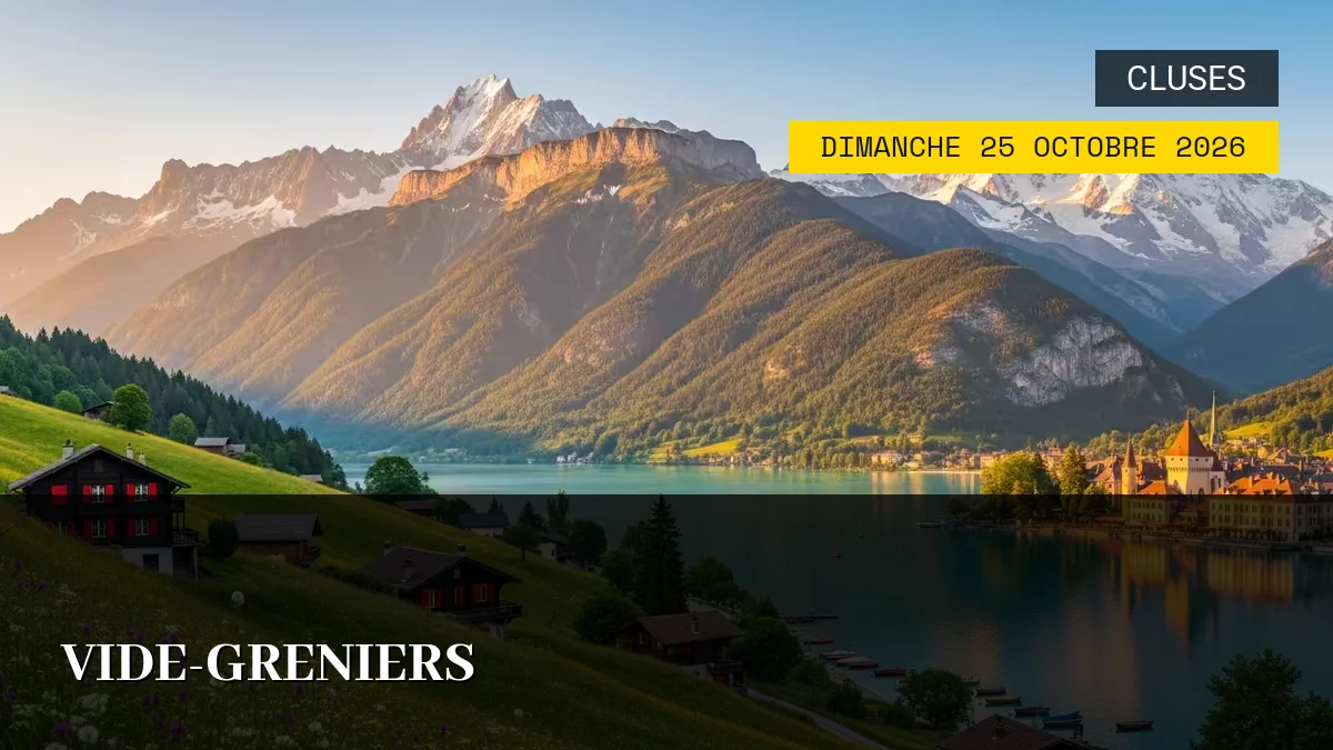 Affiche de l'événement : Vide-greniers – Dimanche 25 Octobre 2026