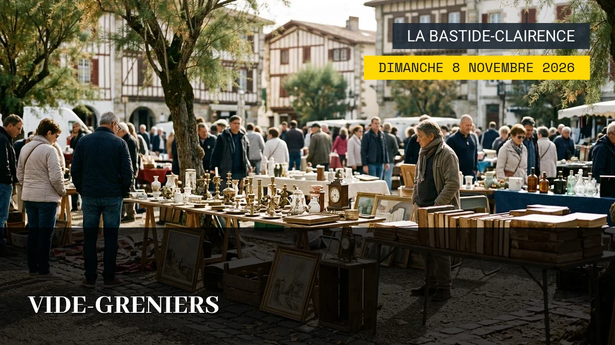 Affiche de l'événement : Vide-greniers – Dimanche 8 Novembre 2026