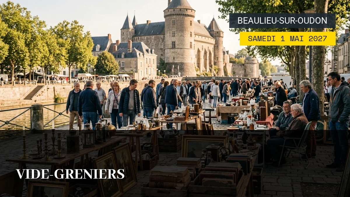 Affiche de l'événement : Vide-greniers – Samedi 1 Mai 2027