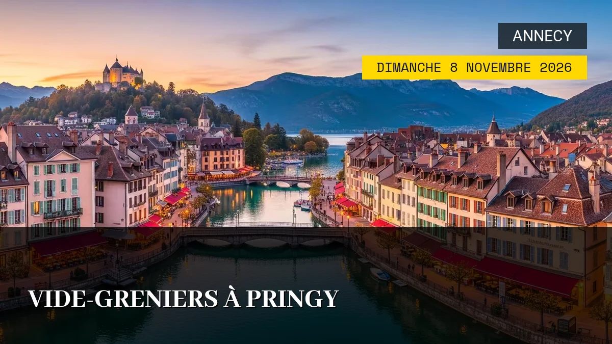 Affiche de l'événement : Vide-Greniers à Pringy – Dimanche 8 Novembre 2026