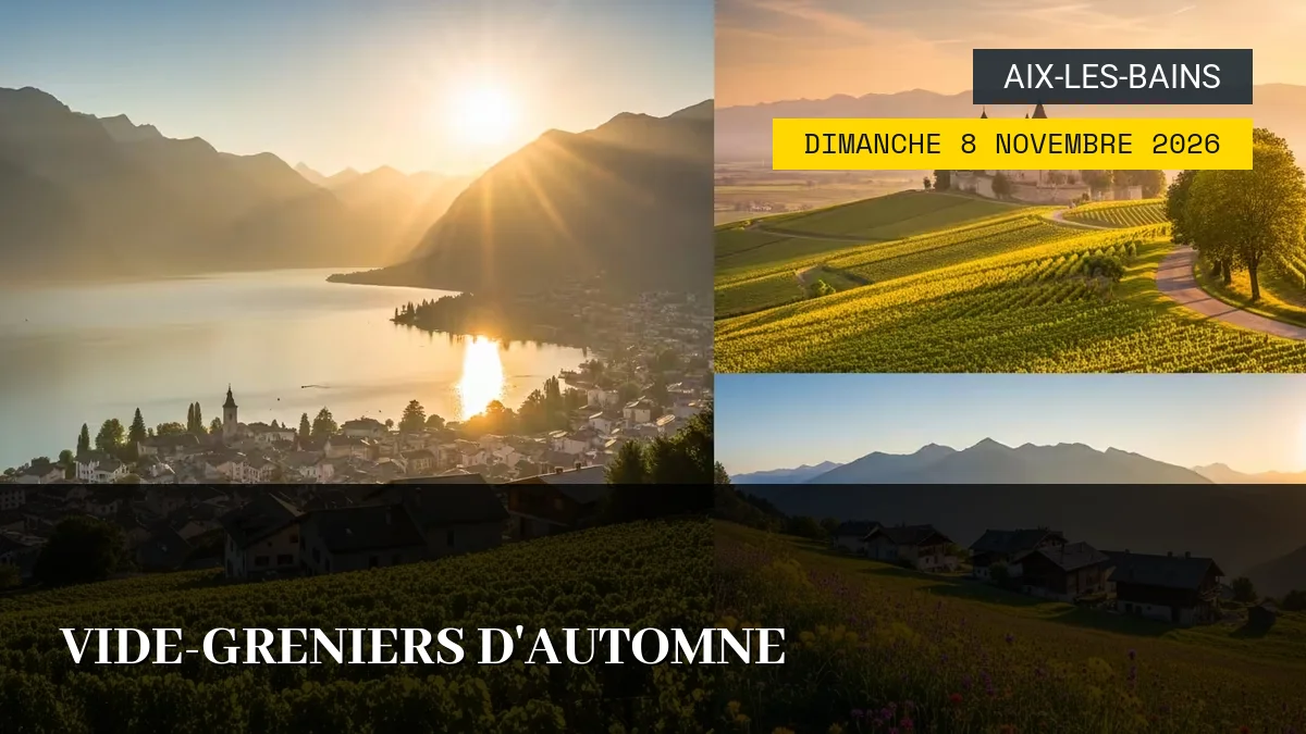 Affiche de l'événement : Vide-greniers d&rsquo;Automne – Dimanche 8 Novembre 2026