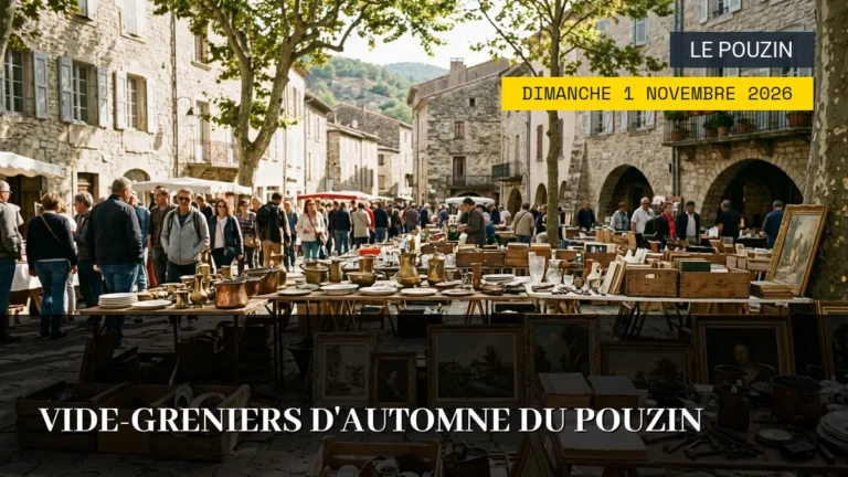 Vide-Greniers d’Automne du Pouzin – Dimanche 1 Novembre 2026